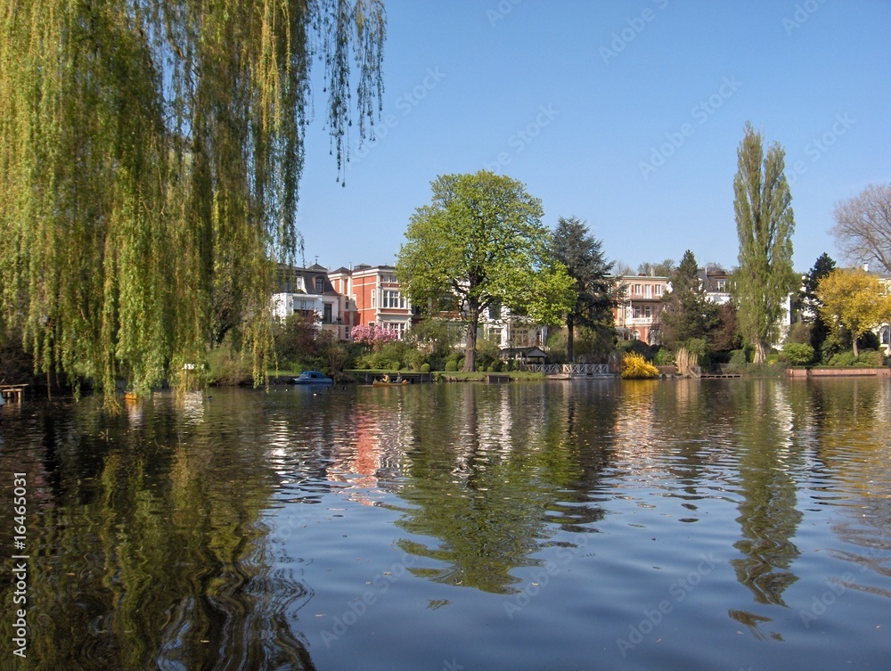 Fototapeta premium Rondeelteich, Hamburg