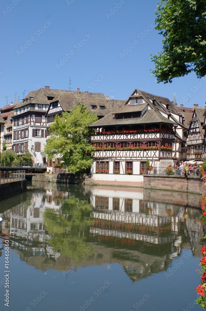 Alsace houses in Strasbourg