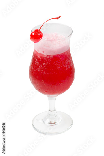 cerise cocktail isolated