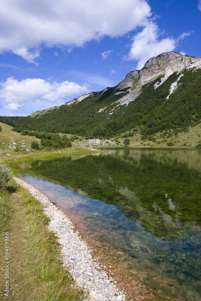 Satorsko lake - in the western regions of Bosnia