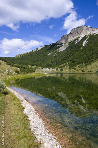 Satorsko lake - in the western regions of Bosnia