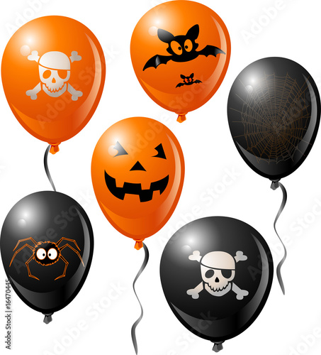 Halloween balloon set