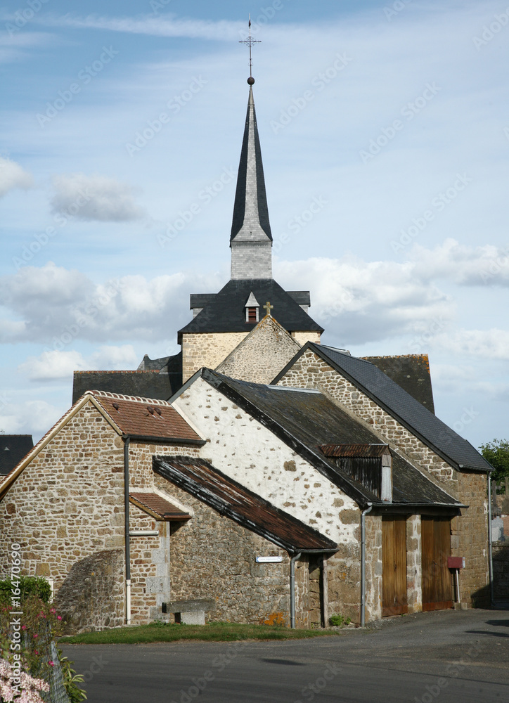 Norman Church in Village