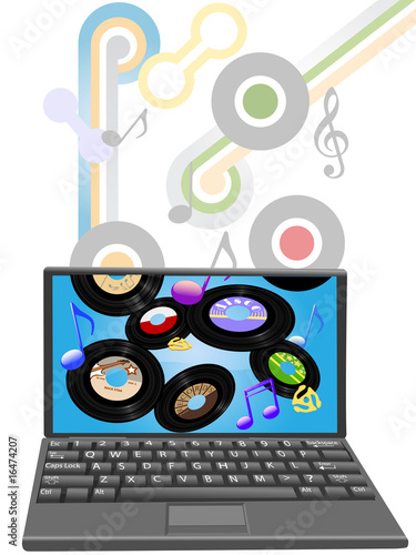 Download oldies music to laptop computer