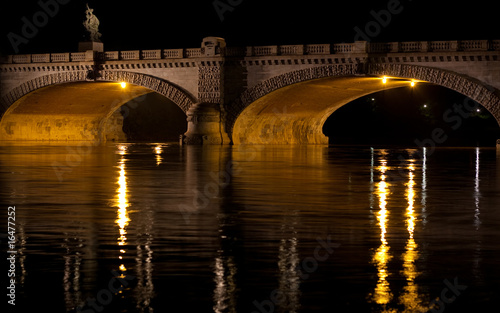 Ponte Vittorio by night