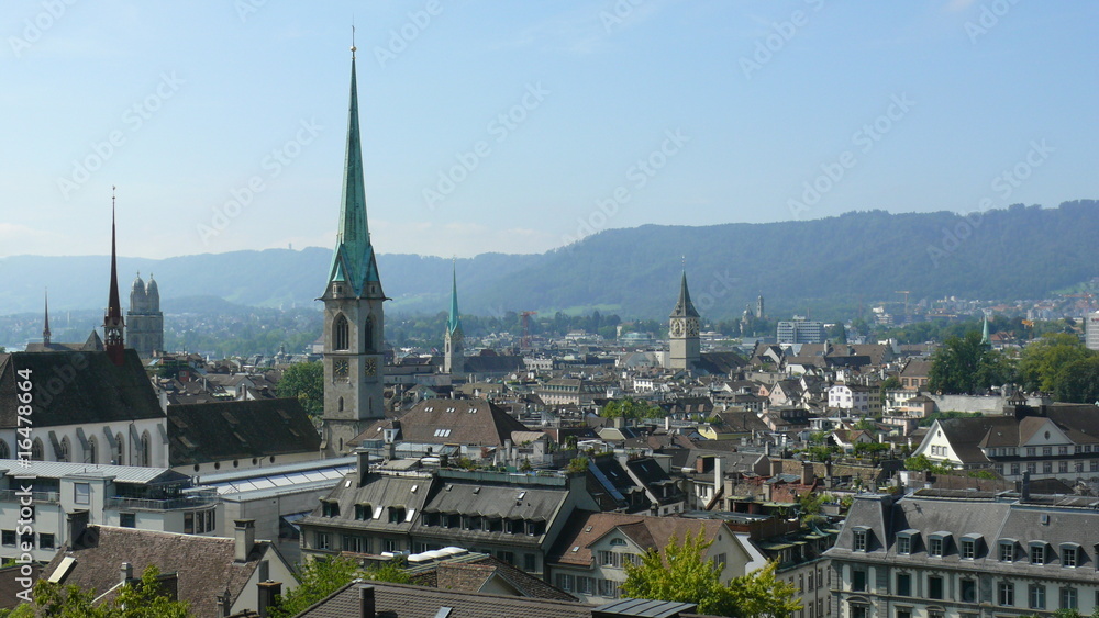 Stadtpanorama von Zürich