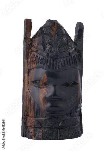 ancient african figurine of ebony