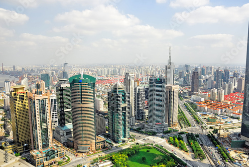 China Shanghai Pudong skyline