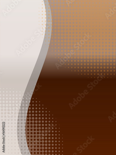 brauner Hintergrund mit Welle