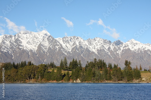 Remarkables mountains in New Zealand