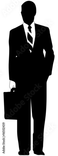 Silluette - Business Mann