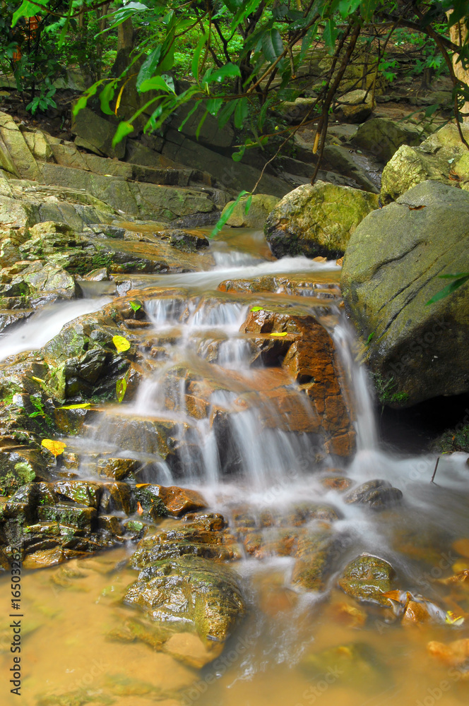 Fototapeta premium waterfall is beautiful