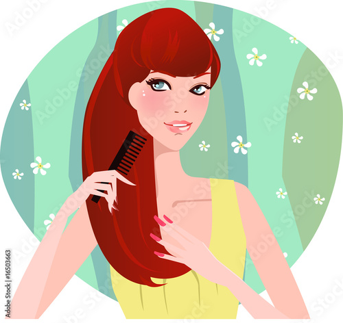 Brushing Hair