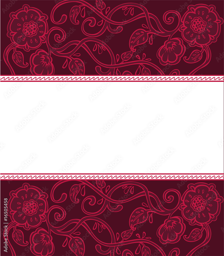 Floral banner, vector Floral banner, vector
