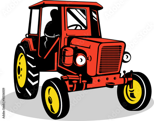Vintage tractor