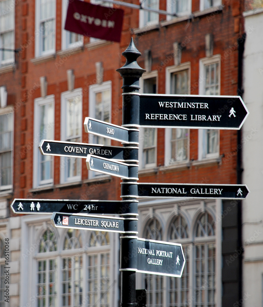 Obraz premium Directional Sign