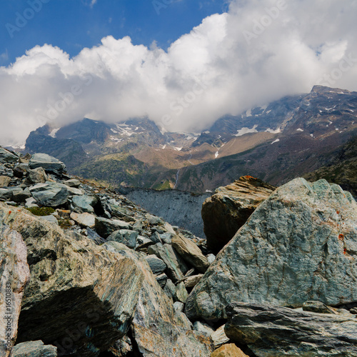 Rocce e panorami di alta montagna