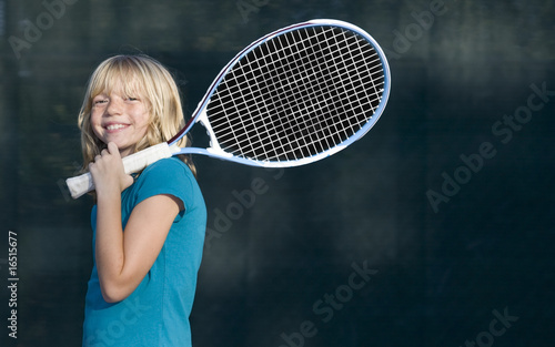 Young Tennis Player © jwblinn