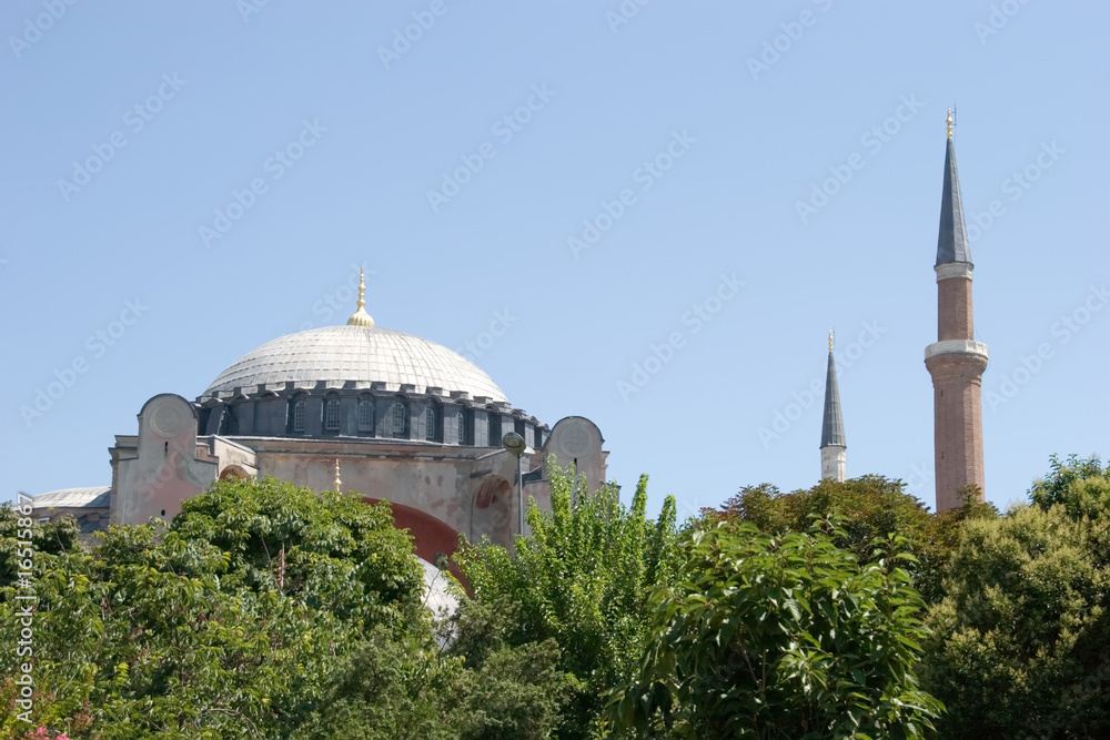 Obraz premium Haghia Sophia in Istanbul, Turkey