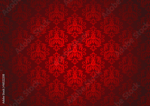 Luxury red ornamental pattern