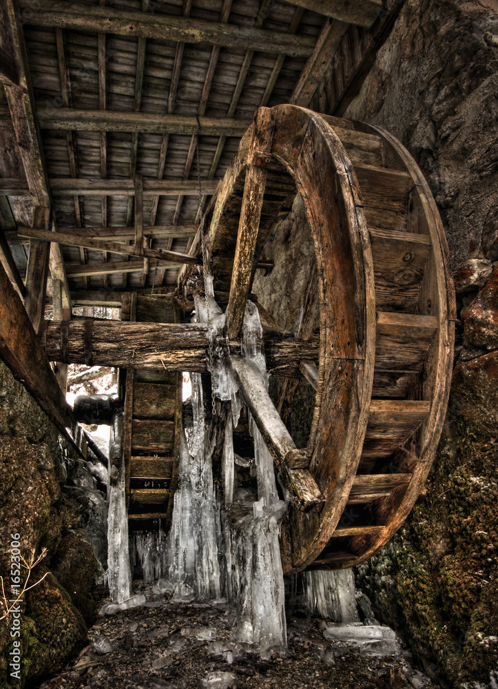 Obraz premium Eismühle