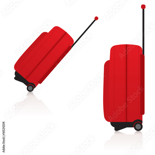 Travelling bags - Red Side