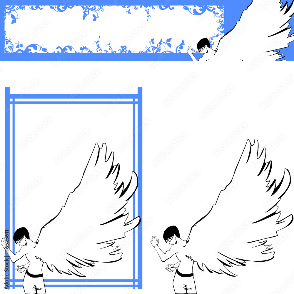 Fototapeta premium angel boy