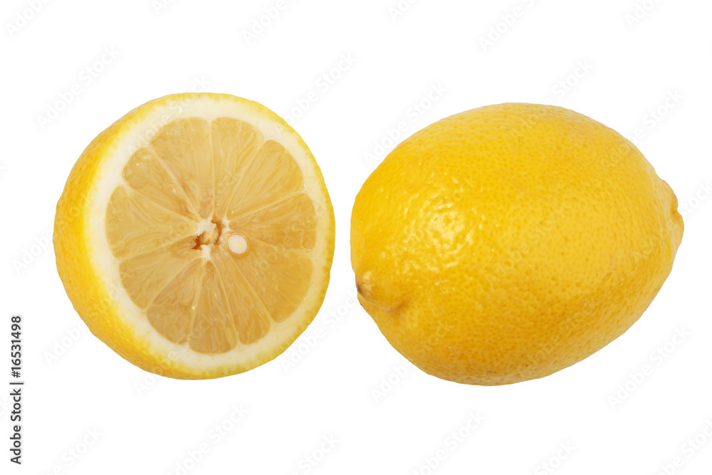 Section and single lemons.