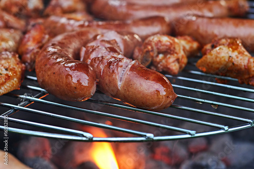 Obraz w ramie grill