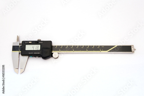 Electronic Vernier Caliper with clipping path photo