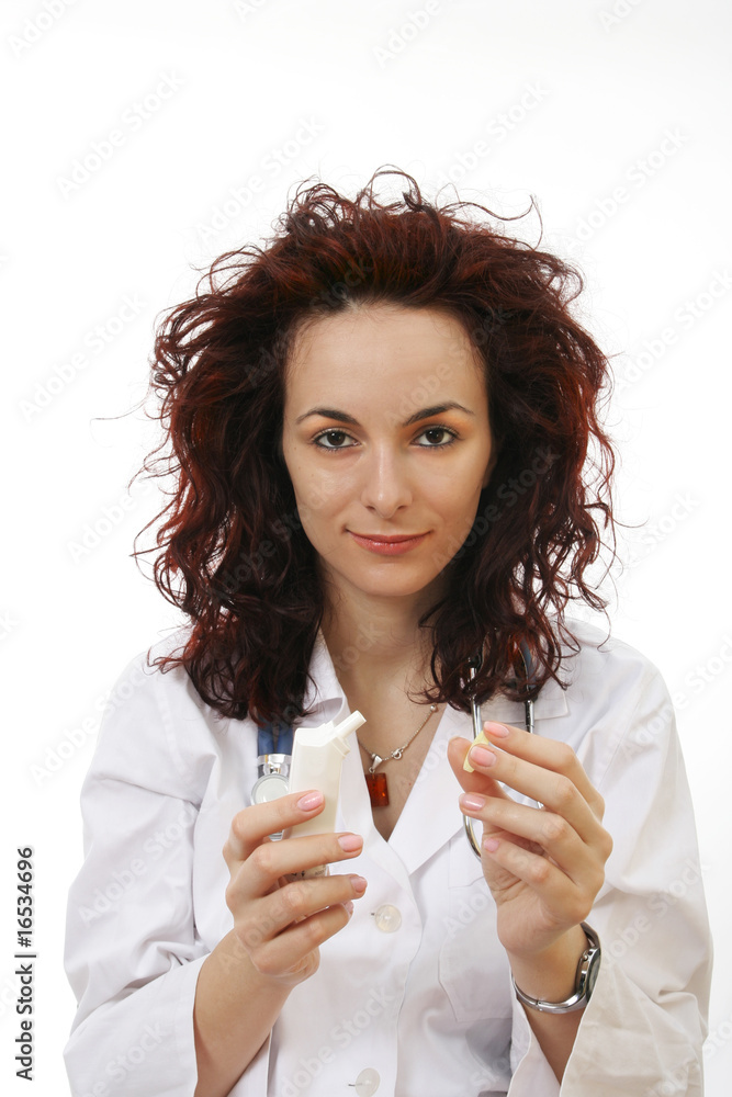 Portrait of a young doctor Portrait of a young doctor