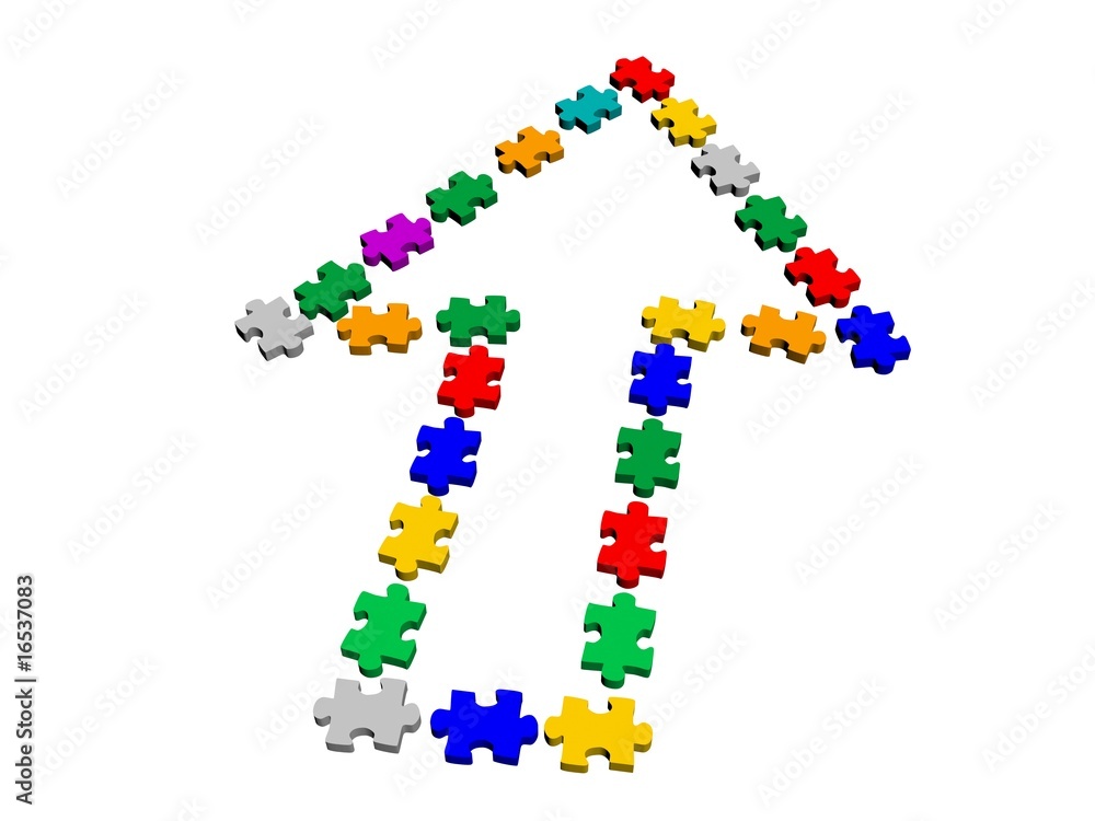puzzle piece arrow