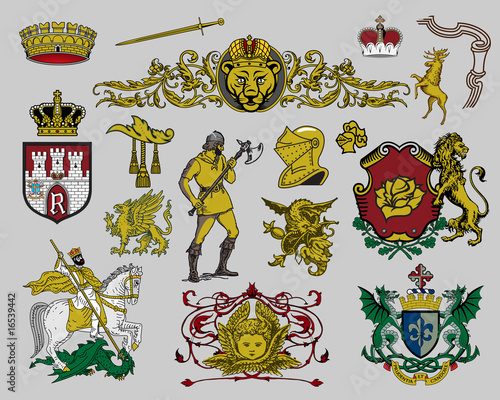 Heraldic elements - 7