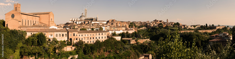 Panorama Siena Italien Toskana