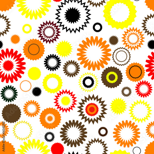 Seamless vector texture with abstract circles