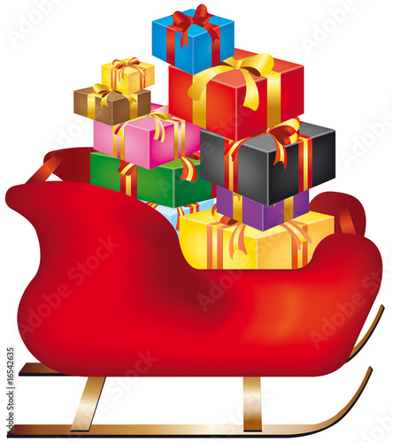 slitta di natale