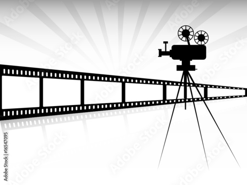filmstrip and camera