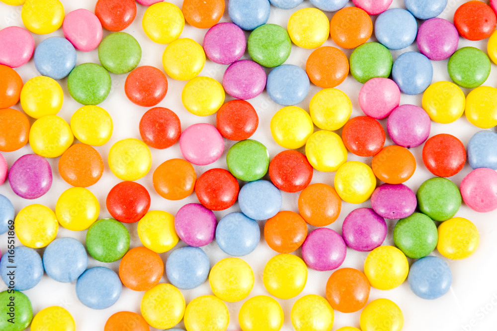 Obraz premium Lots of colorful smarties