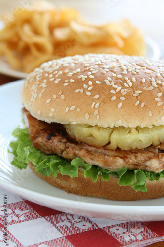 Chicken Teriyaki Burger