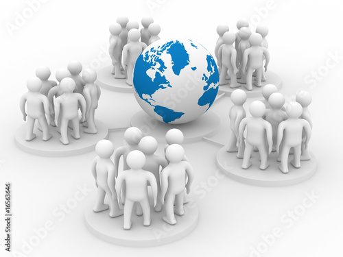 Conceptual image of teamwor...