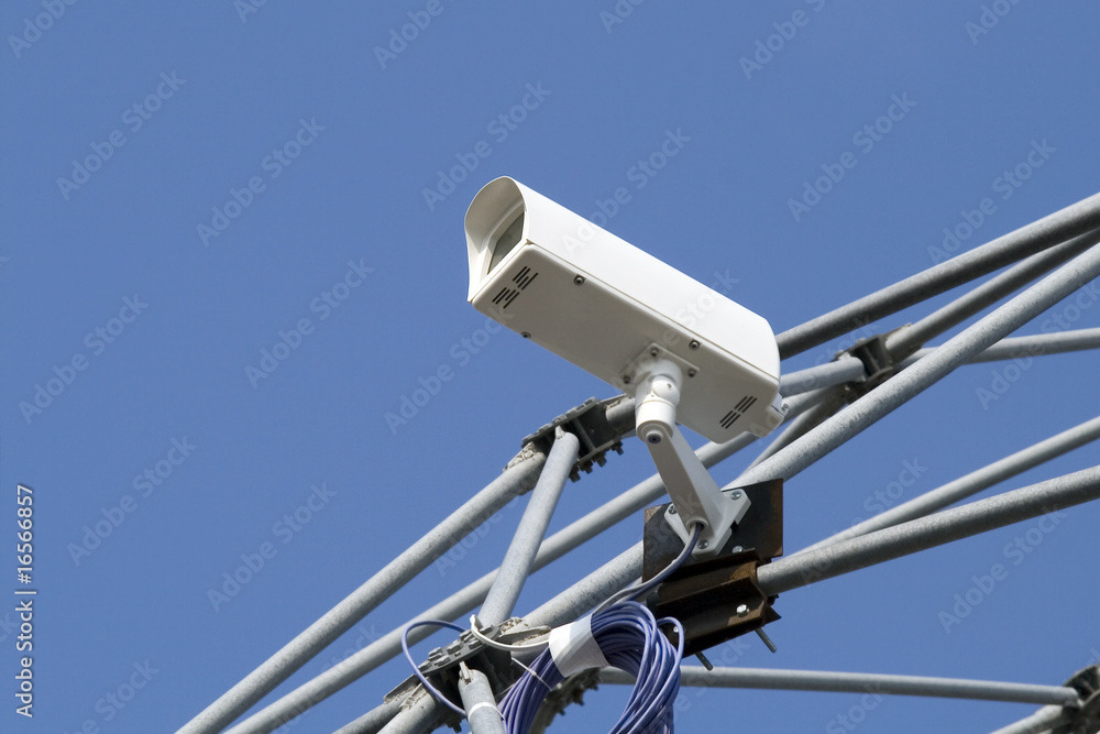 Close-up of a security digital cctv camera Close-up of a security digital cctv camera