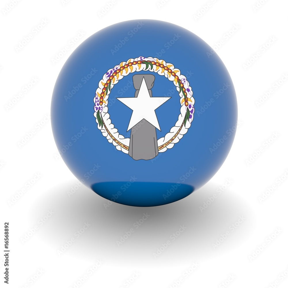 High resolution ball with flag of Northern Mariana Islands High resolution ball with flag of Northern Mariana Islands