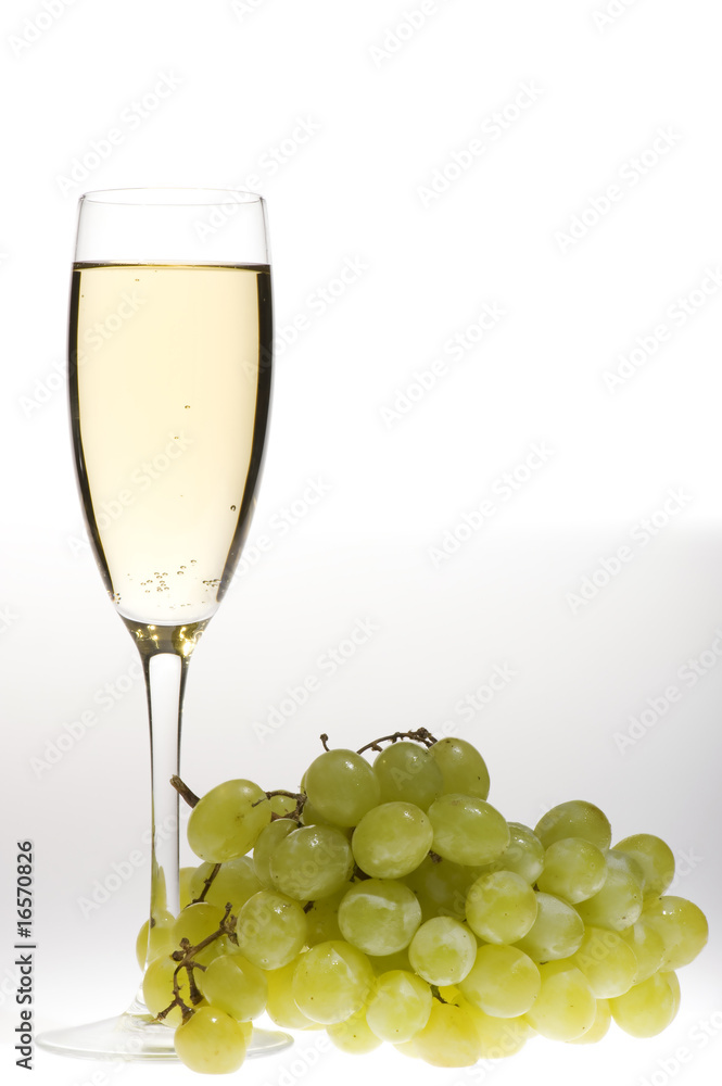 champagne glasses with grapes macro champagne glasses with grapes macro