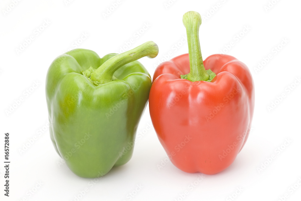 red and green peppers red and green peppers