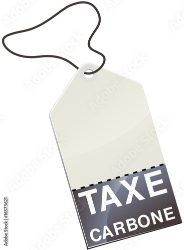 Taxe carbone sur les étiquettes (détouré)