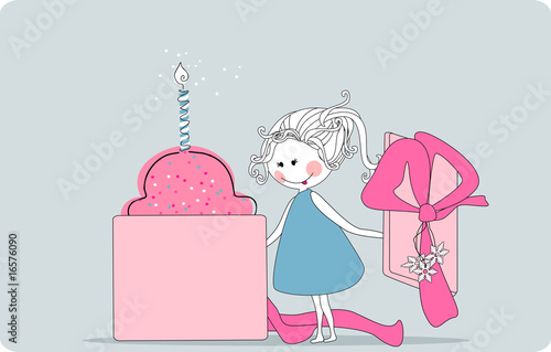 girl got the yummy gift