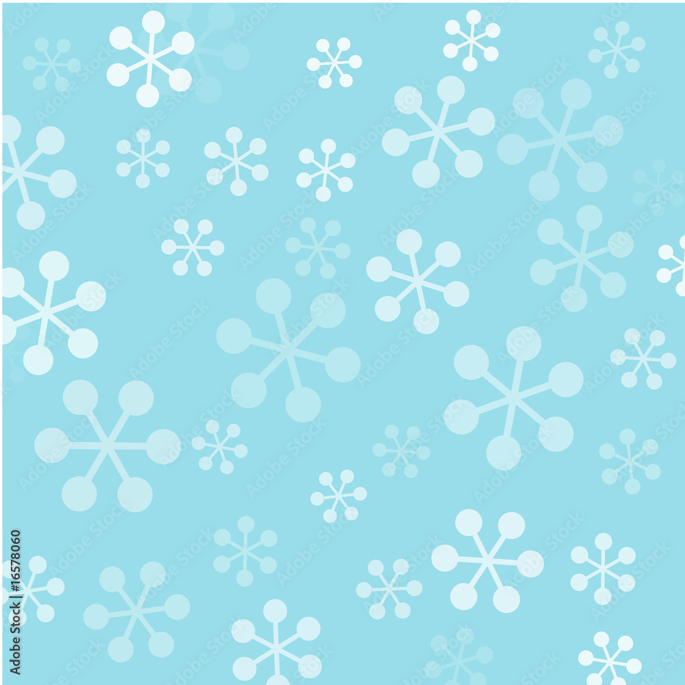Background with vector snowflakes Background with vector snowflakes