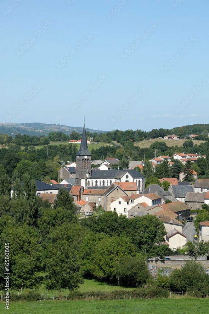 Manzat village d'Auvergne