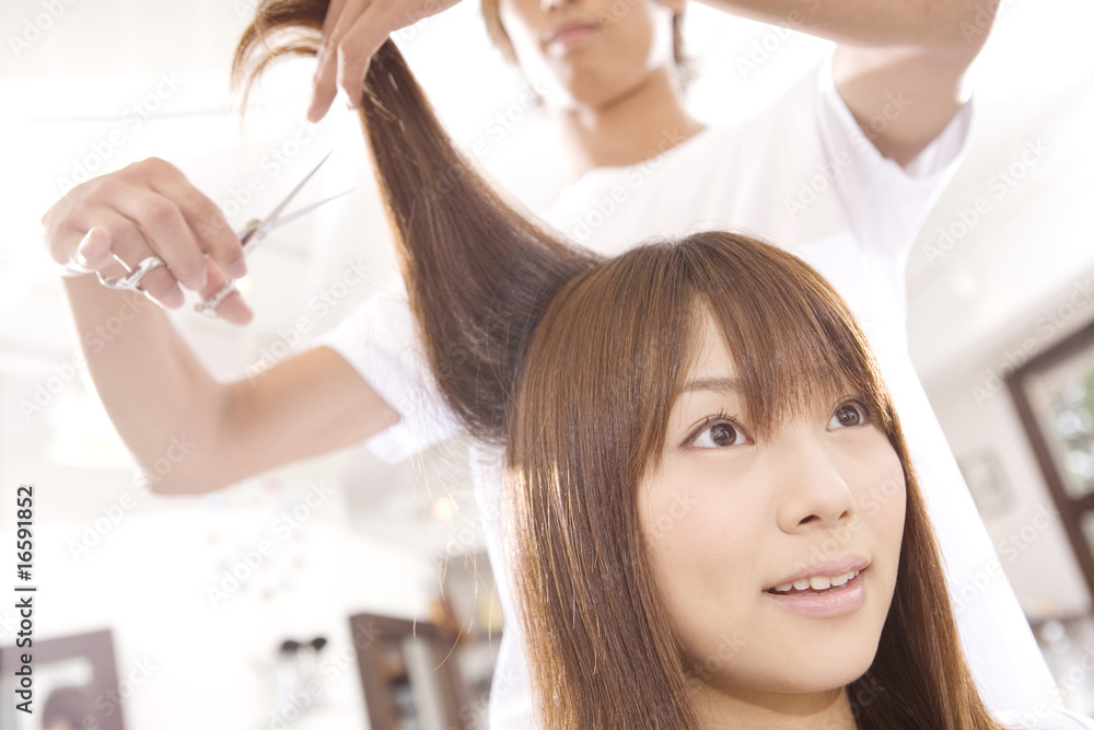 Fototapeta premium ヘアカットイメージ