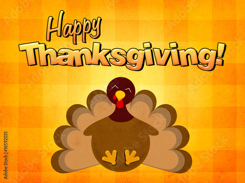 Happy thanksgiving turkey
